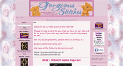 Desktop Screenshot of gorgeousstitches.biz